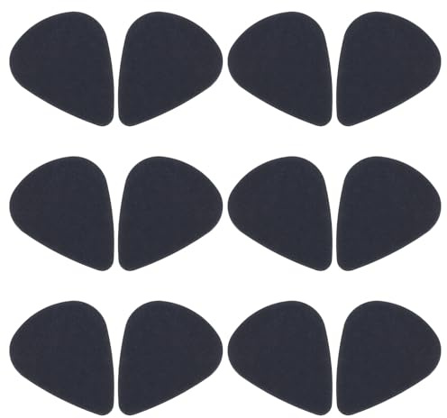 Cabilock 30 Púas de Guitarra Negras de 05 MM para Guitarra Acústica Eléctrica Ukelele Púa de Plástico Duradero Agarre Cómodo Accesorios Musicales Versátiles para Práctica y Conciertos
