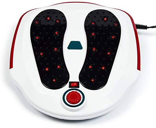 XKRSBS Elektrisk fotmassageapparat blodcirkulationsapparat ben och avslappningsmaskin (vit)
