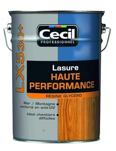 CECIL LX530 Lasure Protection Élevée Châtaignier 1 L