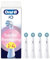 Oral-B iO Sanfte Reinigung – ORIGINAL Aufsteckbürsten für Elektrische Oral-B iO Zahnbürsten – Bürstenköpfe, Zahnbürstenaufsatz, Ersatzbürsten für empfindliches Zahnfleisch – Weiß, 4 Stück