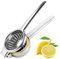 LDHHYH Zitronenpresse Edelstahl Handpresse, Zitruspresse Manuell, 8.2cm Durchmesser Lemon Squeezer, Limettenpresse