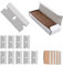 Scraper Blades for Window Glass Cleaning: 100 Pcs Metal Replacement Blades for Safety Scraper - Sticker Remover Non Scratch for Car Oven Stove - Decals Windscreen Scraper Tool for Ceramic Hob Paint
