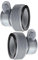 IHLOOTD 2PCS Adaptador Manguera Piscina, Conector de Manguera de Piscina B, Conector Manguera Piscina, Juego Adaptadores Manguera Piscina, Accesorios Piscina para Intex Accesorios de 1,5 (B)