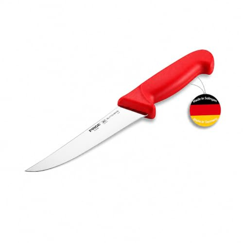 SLAGTARKNIV MIG Slaktkniv | Vass köttkniv i rostfritt stål | Professionell kökskniv med ergonomiskt handtag