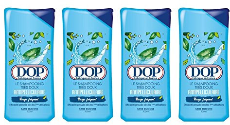DOP Shampooing Très Doux Antipelliculaire, Le Lot de 4 x 400ml