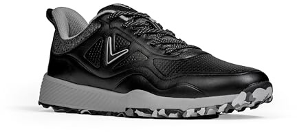 Callaway Golf GTX Waterproof Spikeless Shoe, Black, UK 11