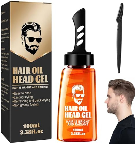 East Moon Hair Gel With Comb 2-in-1 - Flexible Style, Long-Lasting, Quick-Drying and Easy to Clean