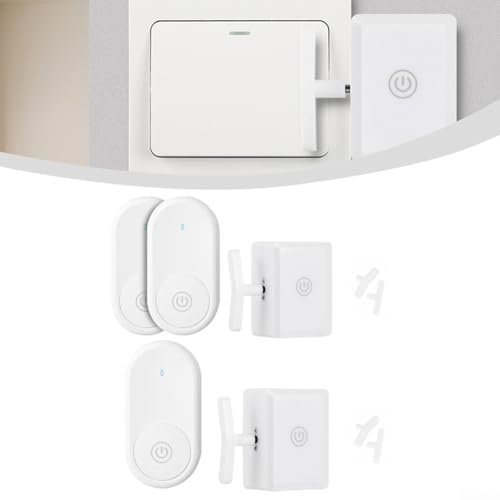 Empujador de botones a distancia, interruptor remoto de control inalámbrico para el hogar, pulsador de botón de luz de control remoto, para pulsador de botón inteligente(2)