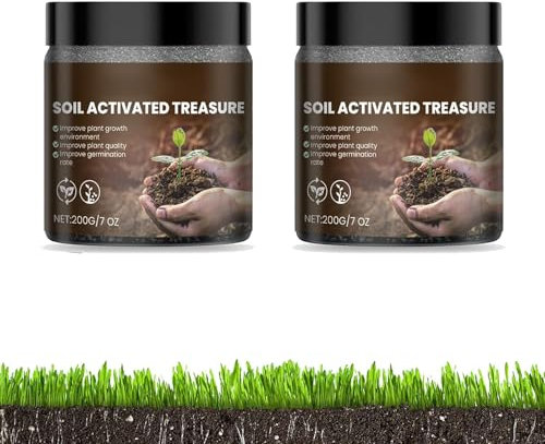 Activateur de sol, engrais alimentaire pour plantes, améliorant la source de minéraux du sol, favorisant l'enracinement des plantes et l'agent anti-agglomérant, pour toutes les étapes, pelouses et