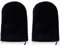 CULEO 2 Piezas Guante Autobronceadores Lavables Efecto Uniforme Guantes de Bronceado Reutilizables de Doble Guantes Aplicadores para Tomar el Sol (Negro)