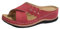 DFSDJEUW clearance+sales today deals+prime Ladies Walking Sandals Open Toe Walking Slippers Lightweight Arch Support Summer Comfortable Casual Orthopedic Sandal womens wedge sandals Red 6