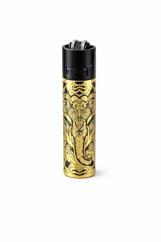 Accendino in Metallo con Scatola – Ricaricabile e Riutilizzabile – Design Elegante e Resistente – Fiamma Affidabile – Idea Regalo Premium per Fumatori (1pz nero)