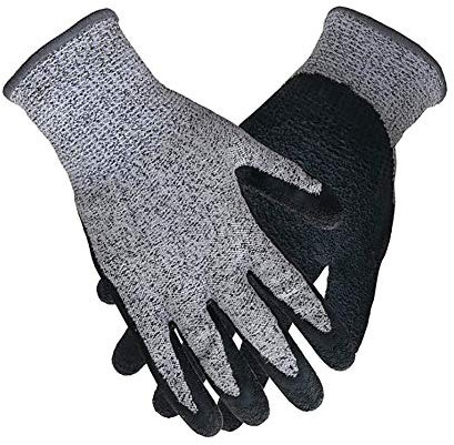 huihuijia Gartenhandschuhe Arbeitshandschuhe GrößE Training Handschuhe Herren Handschuhe Schnittfest Rosenhandschuhe Gummihandschuhe FüR Mechaniker Bauarbeiter Large