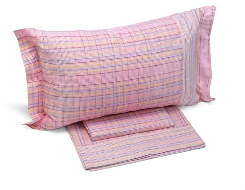 Caleffi - Completo Letto Matrimoniale con Lenzuola Matrimoniali Cotone 100% 240x280, Lenzuolo con Angoli Matrimoniale Coprimaterasso Sotto 180x200 per Materasso Alto 25cm, 2 Federe Cuscino Letto 50x80