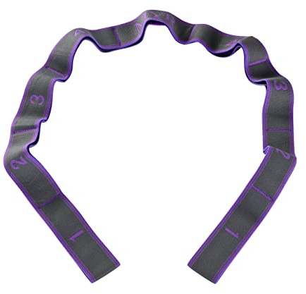 Elastico Fasce di Resistenza, Stretching Band,Cinturino per Esercizi Cinghia Yoga Cinturino per Yoga, Pilates, Allenamento di Forza e Flessibilità