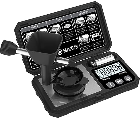 MAXUS Digital Milligram Scale, 50g x 0.001g, 50g Calibration Weight