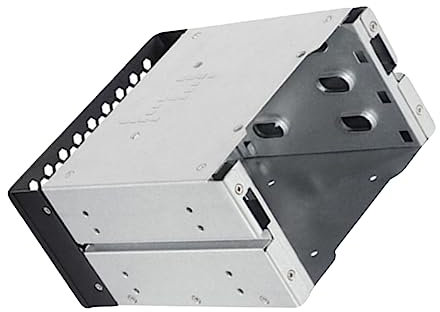 Homoyoyo Triple Bay Hard Drive Cage Hard Disk Rack Mounting Brackets for Diy External Sas