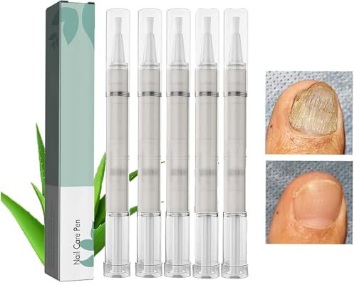 Stylo de soin des ongles,stylo de réparation des ongles,sérum de croissance des ongles, traitement des champignons des ongles des pieds et des ongles,traitement nourrissant des cuticules (5 pièces)