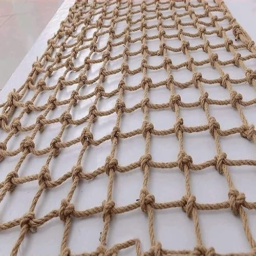 Rete da arrampicata per bambini all'aperto con scala in corda resistente per proteggere i contenitori dei bambini, dimensioni 2 x 4 m