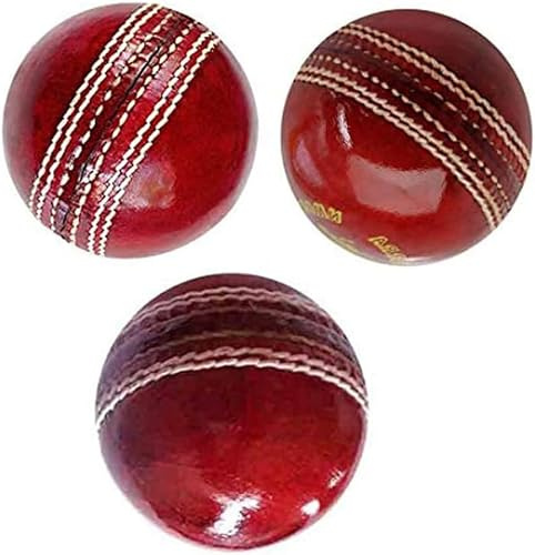 Cricket Shield 20 Premium Leather Ball (red Colour)