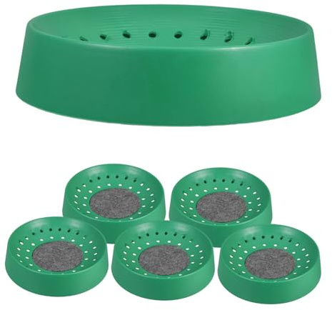 Toyvian 6pièces Lot de Bols de Nidification Plastique pour Pigeons Cailles et Tourterelles Bols de Reproduction Facile à Installer
