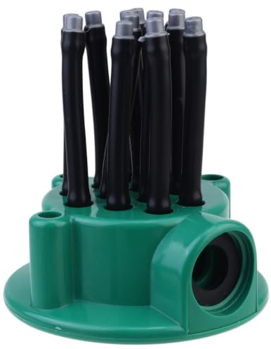 COOPHYA Irrigatore Automatico da Giardino Ugelli Multipli a 360 Gradi, Spruzzatore per Fiori in Abs e Pvc, Facile Installazione per Irrigazione e Raffrescamento Esterno