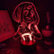 Spielerisches Mädchen Mein Held Akademie Ochako Uraraka Nachtlampe 3D RGB LED Beleuchtung Geburtstag für Manga Tisch Kinder Schlafzimmer Dekoration-16 Farbe mit Fernbedienung