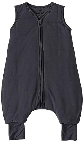 Nyte Nyte Baby - 1.0 TOG Gray, 6 to 12 Months, Sleeveless Sleep Sack, Soft Baby & Toddler Sleeping Sack, Breathable Sleep Sack with Adjustable Feet Cuffs & Anti-Slip Grip