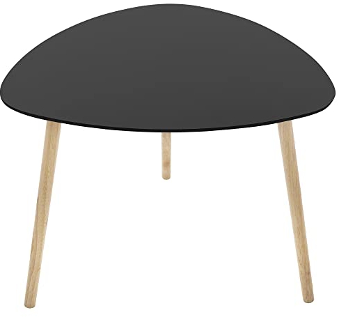 Atmosphera - Couchtisch Mileo - Holz und Gummibaum - schwarz - Schwarz