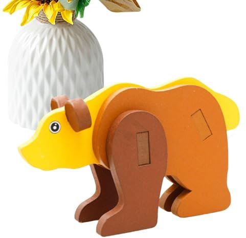 Yaztauho Tierförmige Blöcke,Tierbausteine, Puzzle Partys Favours Miniatur-Tierblöcke | Baubausteine-Spielzeug, exquisites Spielzeugtier, süß für Ostern