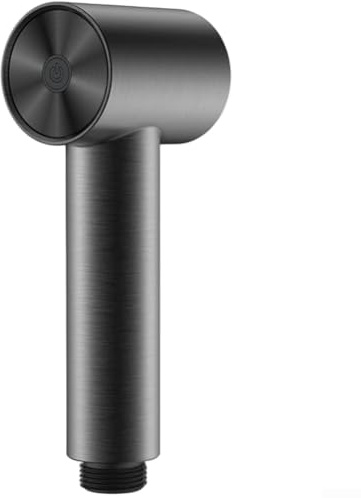 Drivstraw Pulvérisateur mural de bidet, nettoyeur de toilettes portatif avec forte pression, dispositif de pulvérisation compact pour toilettes, fixation de bidet sans perçage, opération One Touch