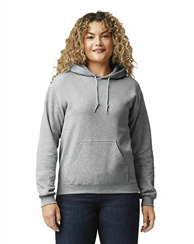 Gildan Sudadera con Capucha Y Forro Polar, Estilo G18500 Sudadera con Capucha Hombre (Pack de 1)