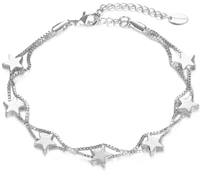Philip Jones Silver Plated Star Bracelet