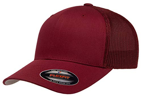 Flexfit Casquette ajustée en Maille Camionneur, Canneberge, Taille Unique