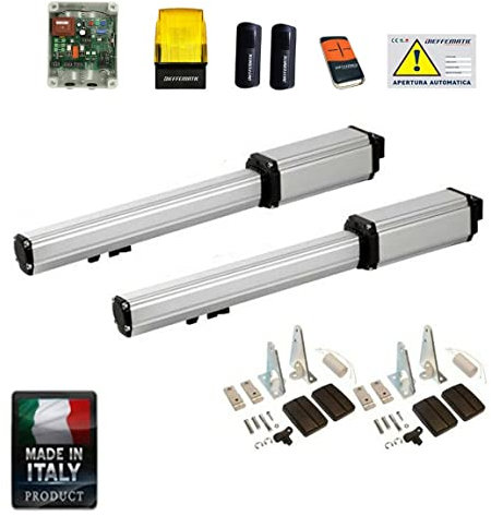 KIT BH CORSA 500 12V MOTORIZZAZIONE CANCELLO 2 ANTE ANTA BATTENTI AUTOMATISMO