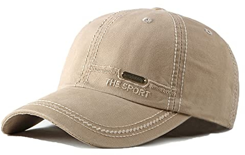 YAMEE Casquette De Baseball Denim Hommes,Casquettes de Sport Outdoor Unisexe Vintage,Chapeau de Soleil Réglable,Chapeau été pour Hommes Activités De Plein Air Pêche,Camping