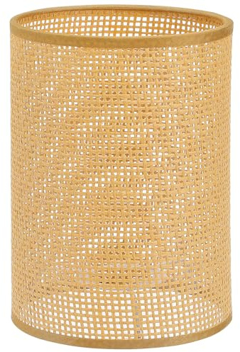UPKOCH Abat-Jour En Rotin Tissé Rustique Pour Lampe De Bureau E27 Abat-Jour En Rotin Pour Salon Chambre Café 8.07X5.51X5.51In Décoration Intérieure Chaleureuse