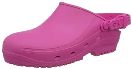 REPOSA Eco - Zuecos Mujer y Hombre en Goma Cómodos, Ligeros y Antishock para Casa, Jardinería y Bricolaje - Chanclas Mujer Anatómicas con Orificios Laterales, Correa Trasera y Efecto Antideslizante