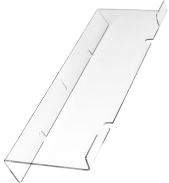 TEHAUX Soporte Ergonómico Acrílico para Teclado con Inclinación para Ordenador Diseño Estable y Superficie para Oficina y Accesorio Práctico para Mesa