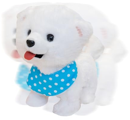 Générique Jouet pour Chien Qui Marche, Compagnon Réaliste, 27x21x13cm, Jouet pour Chien en Peluche, Chiot en Peluche Doux, Décoratif Et Fonctionnel, pour Jeu Interactif pour