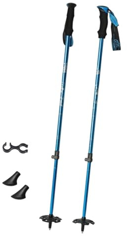 Oshhni Ski Poles, Ski Poles, Adjustable Boot Tips for Outdoor Slopes, Winter Sports, Snowboarding