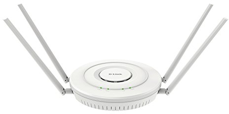 D-Link DWL-6610APE – Punto de acceso PoE para interior WiFi AC 1200Mbps (802.11ac/n), 4 antenas externas, Dual Band, Wireless unificado, compatible con controladora de puntos de acceso inalámbricos