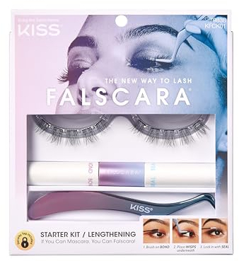 Kiss Falscara Wimper - Starter Kit 01 Schwarz