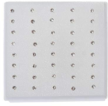 GUMEI 20 Paia di Orecchini ipoallergenici in plastica con Strass Finti Colorati