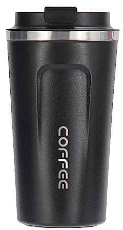 Dilireba Taza de automóvil de café, Taza de café Reutilizablede 380ml, Taza Viaje aislada 380ml automóvil, Taza de Café Mezcladora, Taza de café para Llevar para café Caliente y frío, Leche y té