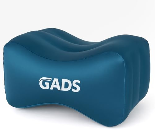 Cuscino gonfiabile per le ginocchia per chi dorme sul fianco – Cuscino da viaggio per le ginocchia Cuscino per le gambe per dormire sul fianco Cuscino per alleviare il dolore ai fianchi – Colore blu