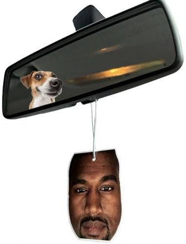 Car Air Freshener For Kanye West Fans Blank Stare Meme - New Car Scent - Funny Gift For Ye Fans, Brother, Sister, Friends and Everyone else!