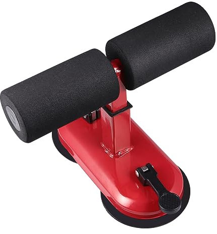 Anneome Bauchtrainer Saugfußstange Rot Höhenverstellbar Für Familie Baumwolle Bequem