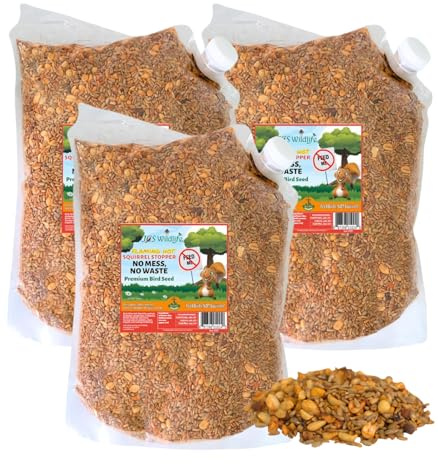 JCs Wildlife Squirrel Stopper No Mess, No Waste 10lbs Loose Seed Bag