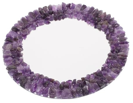 TOVINANNA Décoratif Pierre Cristal Multifonctionnel de Portable pour Salle de Bain Salon et Salle à Manger